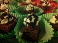 bocado torta brownie